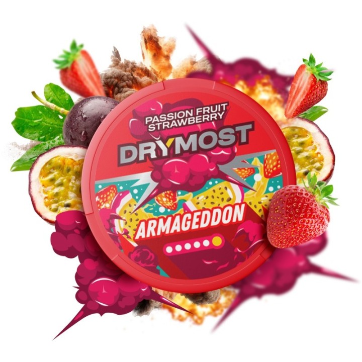 DRYMOST ARMAGEDON PASSION FRUIT STRAWBERRY – 60MG
