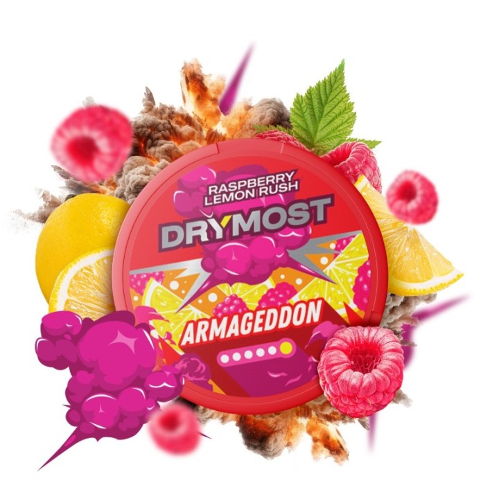 DRYMOST ARMAGEDON RASPBERRY LEMON RUSH – 60MG