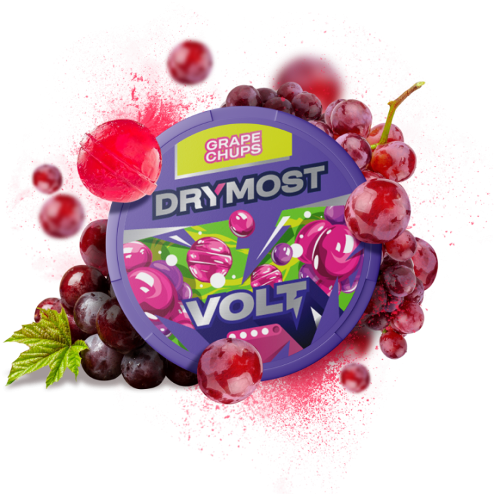 DRYMOST VOLT GRAPE CHUPS - 40MG