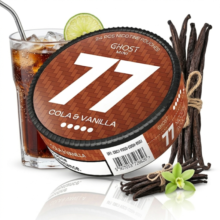 77 Ghost Cola & Vanilia Extra Strong – 40MG
