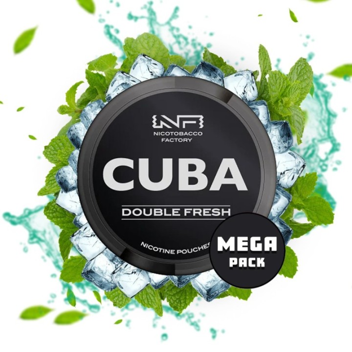 CUBA BLACK DOUBLE FRESH 66MG - GIGA PUCHA