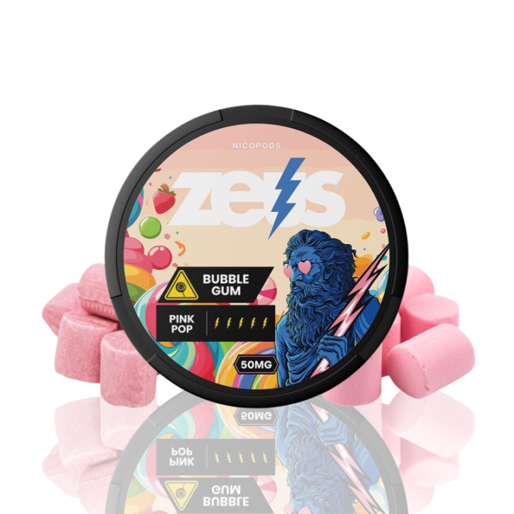 Zeus Bubble Gum – 50MG