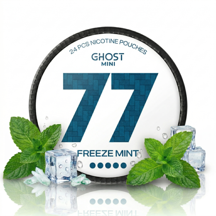 77 GHOST Mini Freeze Mint Extra Strong - 40MG