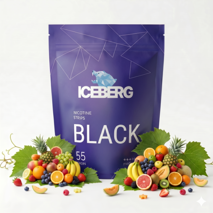 Iceberg Black Strips – 11MG