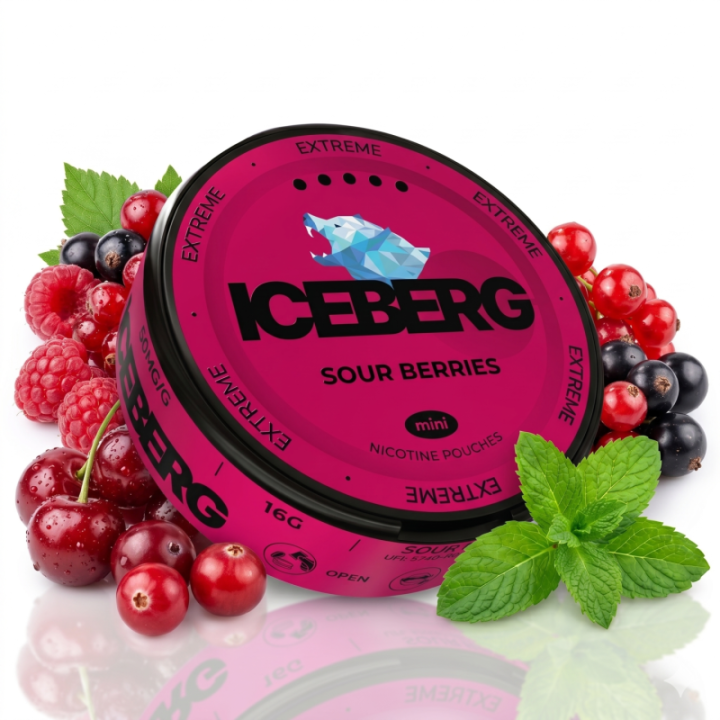 Iceberg Mini Sour Berries – 50MG