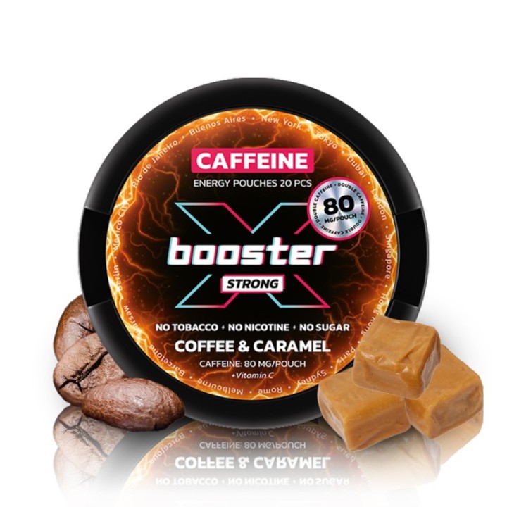 X-BOOSTER COFFEE & CARAMEL - 80MG