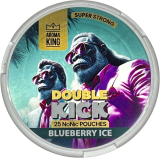 AROMA KING NoNic DOUBLE KICK BLUEBERRY ICE