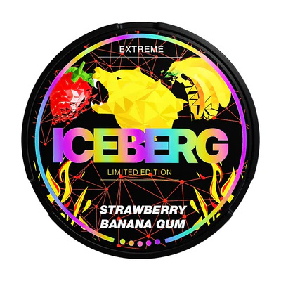 ICEBERG STRAWBERRY BANANA GUM