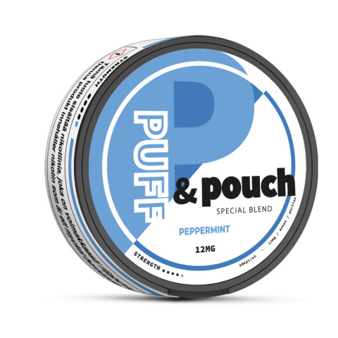 PUFF & POUCH STRONG PEPPERMINT