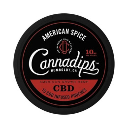 SNUS CBD CANNADIPS AMERICAN SPICE