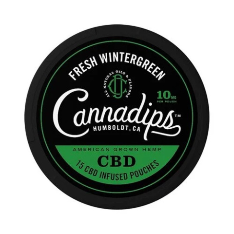 SNUS CBD CANNADIPS FRESH WINTERGREEN