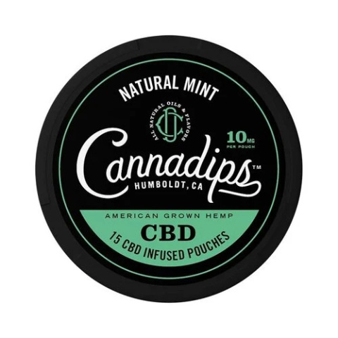 SNUS CBD CANNADIPS NATURAL MINT