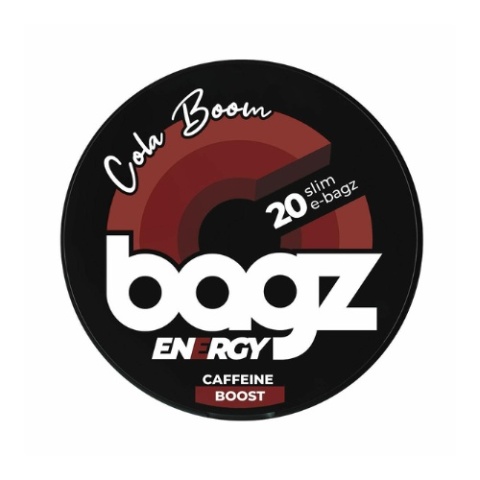BAGZ ENERGY COLA BOOM BAGZ ENERGY COLA BOOM