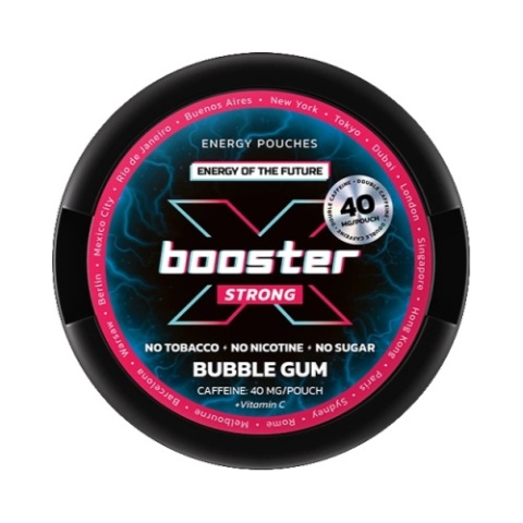X-BOOSTER BUBBLE GUM 80 MG