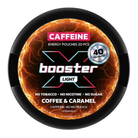 X-BOOSTER COFFEE & CARAMEL 80 MG X-BOOSTER COFFEE & CARAMEL 80 MG