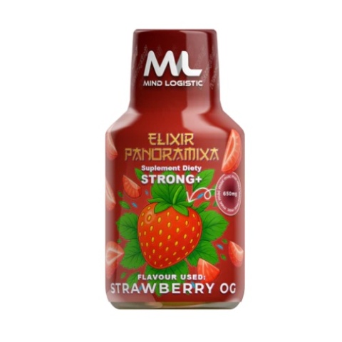 ELIXIR PANORAMIXA SHOT KONOPNY STRONG+ STRAWBERRY OG
