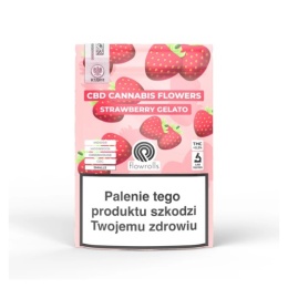 FLOWROLLS SUSZ KONOPNY CBD STRAWBERRY GELATO 3G