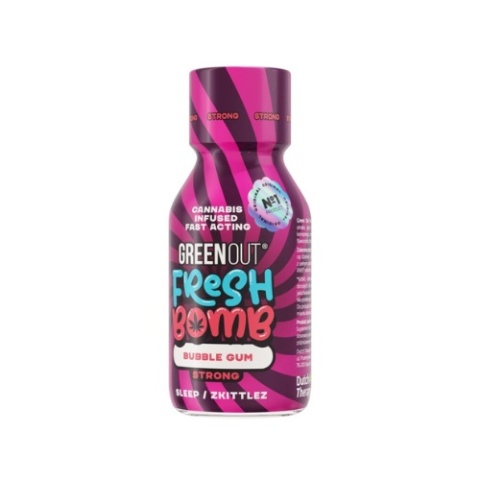GREEN OUT SHOT KONOPNY CBD FRESH BOMB BUBBLE GUM STRONG GREEN OUT SHOT KONOPNY CBD FRESH BOMB BUBBLE GUM STRONG
