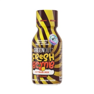 GREEN OUT SHOT KONOPNY CBD FRESH BOMB CITRUS MIX STRONG