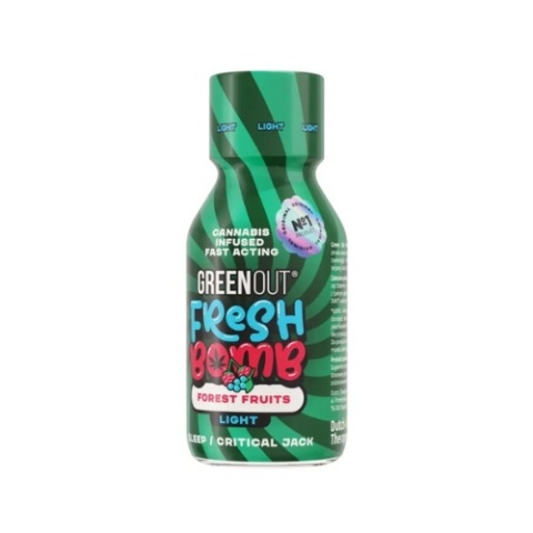 GREEN OUT SHOT KONOPNY CBD FRESH BOMB FOREST FRUITS LIGHT GREEN OUT SHOT KONOPNY CBD FRESH BOMB FOREST FRUITS LIGHT