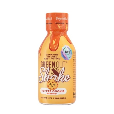 GREEN OUT SHOT KONOPNY CBD SHAKE TOFFEE COOKIE STRONG+ GREEN OUT SHOT KONOPNY CBD SHAKE TOFFEE COOKIE STRONG+