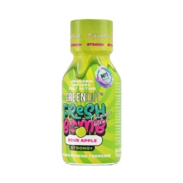 GREEN OUT SHOT KONOPNY CBD FRESH BOMB SOUR APPLE STRONG+