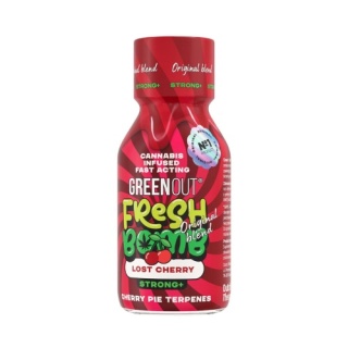 GREEN OUT SHOT KONOPNY CBD FRESH BOMB LOST CHERRY STRONG+