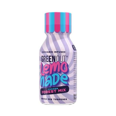 GREEN OUT SHOT KONOPNY CBD LEMONADE FROZEN FOREST MIX