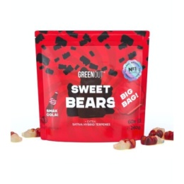 GREEN OUT ŻELKI KONOPNE CBD SWEET BEARS COLA BIG BAG