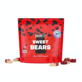 GREEN OUT ŻELKI KONOPNE CBD SWEET BEARS COLA