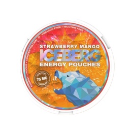 ICEBERG ENERGY POUCHES STRAWBERRY MANGO