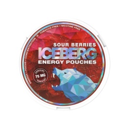 ICEBERG ENERGY POUCHES SOUR BERRIES