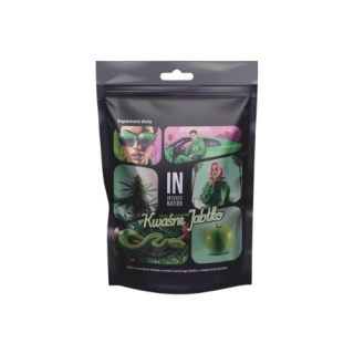 INFUSED NATION ŻELKI KONOPNE CBD KWAŚNE JABŁKO