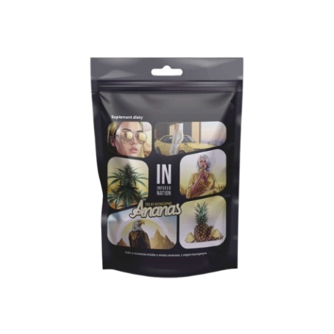 INFUSED NATION ŻELKI KONOPNE CBD ANANAS