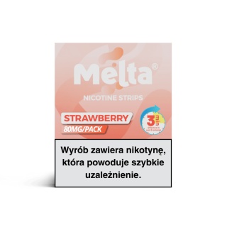 LISTKI NIKOTYNOWE MELTA STRAWBERRY