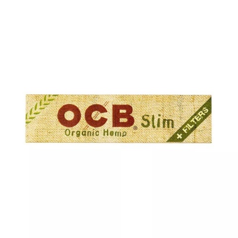 OCB BIBUŁKI ORGANIC HEMP SLIM + FILTRY OCB BIBUŁKI ORGANIC HEMP SLIM + FILTRY