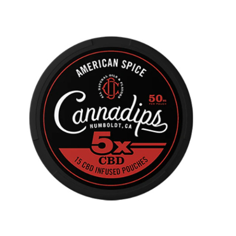 SNUS CBD CANNADIPS AMERICAN SPICE 50 mg