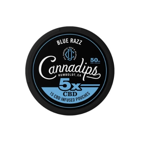 SNUS CBD CANNADIPS BLUE RAZZ 50 mg