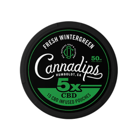 SNUS CBD CANNADIPS FRESH WINTERGREEN 50 mg