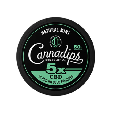 SNUS CBD CANNADIPS NATURAL MINT 50 mg