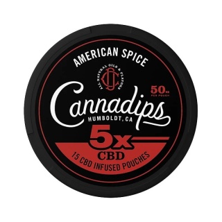 SNUS CBD CANNADIPS AMERICAN SPICE